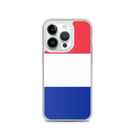 Coque iphone drapeau france souple transparente antichoc