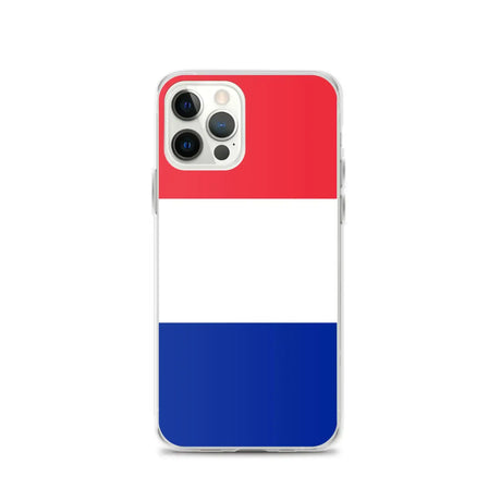 Coque iphone drapeau france souple transparente antichoc