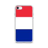 Coque iphone drapeau france souple transparente antichoc
