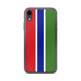 Coque iphone drapeau gambie souple résistante antichoc