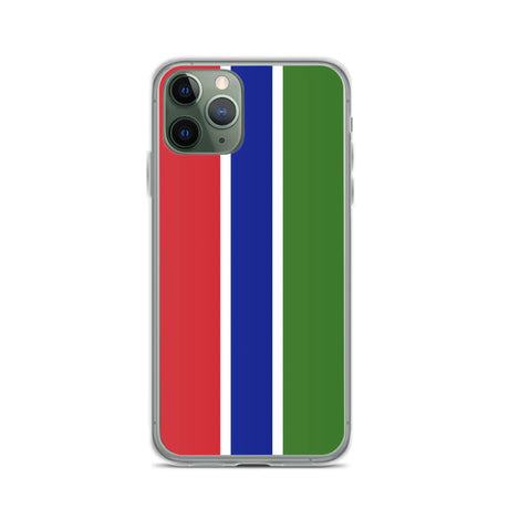 Coque iphone drapeau gambie souple résistante antichoc
