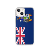 Coque iphone drapeau géorgie du sud souple antichoc
