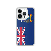 Coque iphone drapeau géorgie du sud souple antichoc