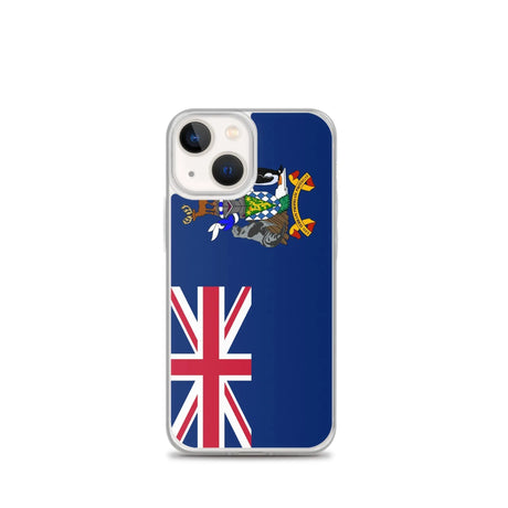 Coque iphone drapeau géorgie du sud souple antichoc