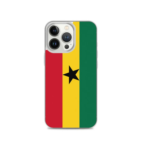 Coque iphone drapeau ghana souple antichoc transparente