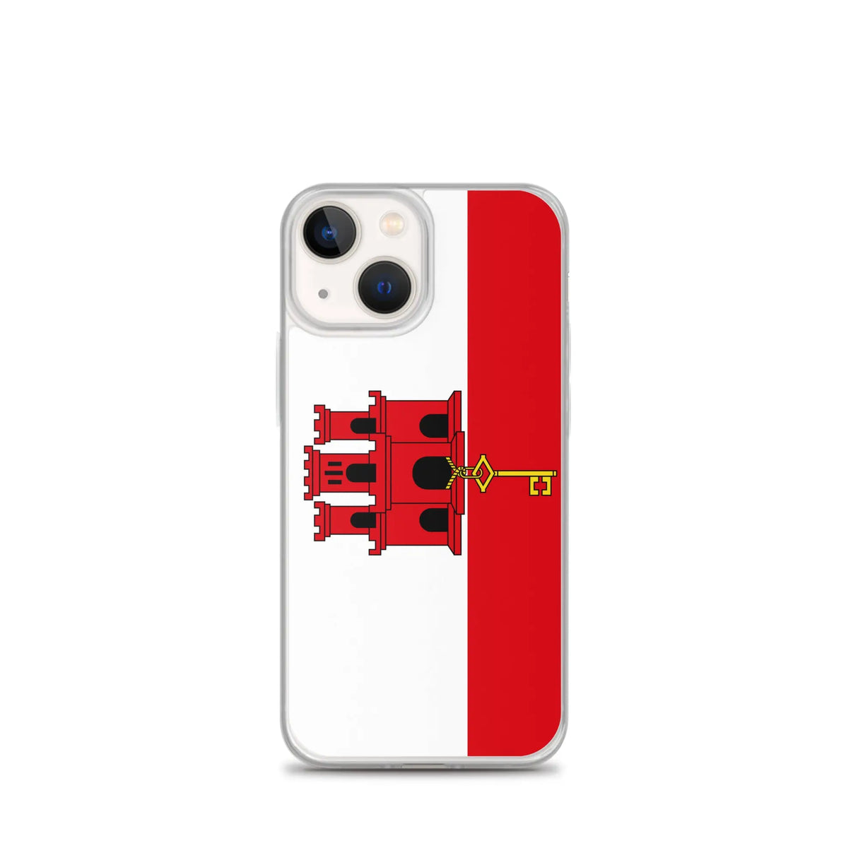 Coque iphone drapeau gibraltar souple antichoc transparente