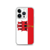 Coque iphone drapeau gibraltar souple antichoc transparente