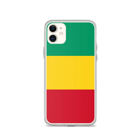 Coque iphone drapeau guinée souple résistante antichoc