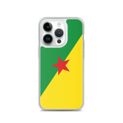 Coque iphone drapeau guyane souple résistante antichoc