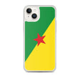Coque iphone drapeau guyane souple résistante antichoc