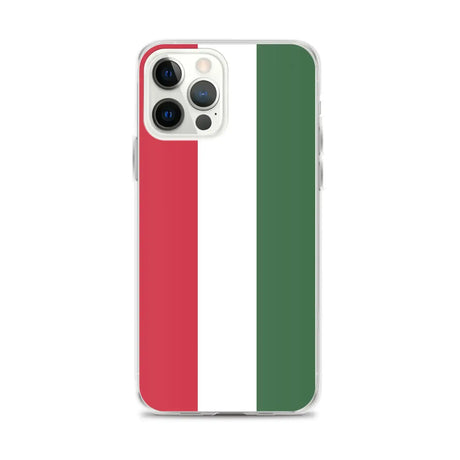 Coque iphone drapeau hongrie souple et antichoc transparente