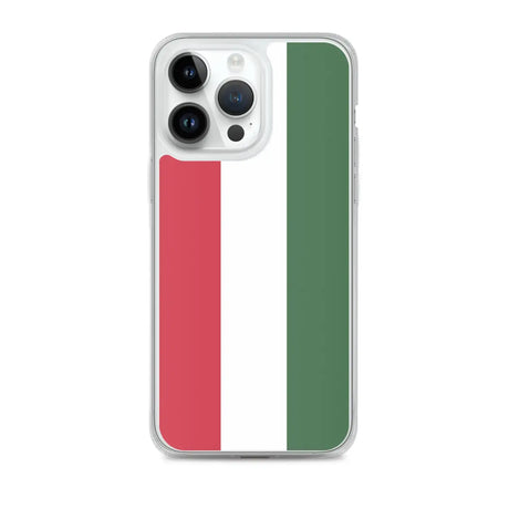 Coque iphone drapeau hongrie souple et antichoc transparente
