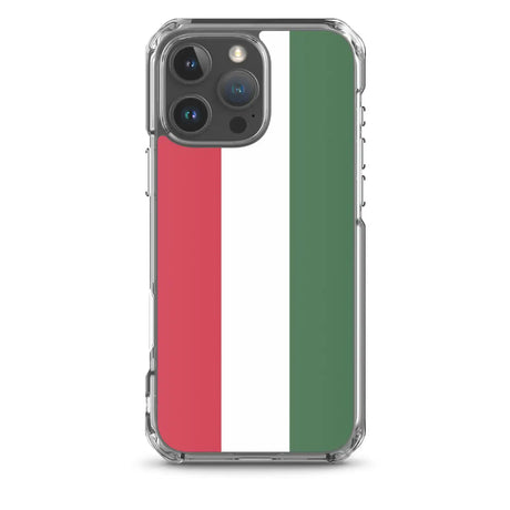 Coque iphone drapeau hongrie souple et antichoc transparente