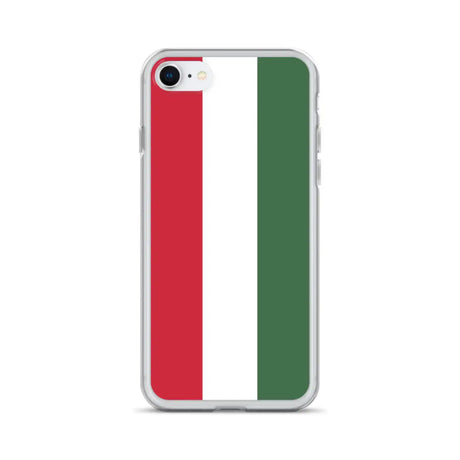 Coque iphone drapeau hongrie souple et antichoc transparente