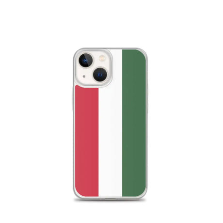 Coque iphone drapeau hongrie souple et antichoc transparente