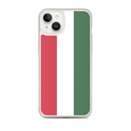 Coque iphone drapeau hongrie souple et antichoc transparente