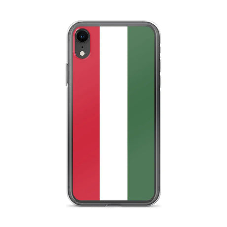 Coque iphone drapeau hongrie souple et antichoc transparente