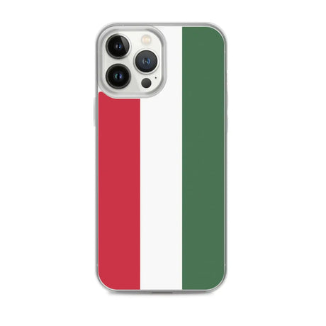 Coque iphone drapeau hongrie souple et antichoc transparente