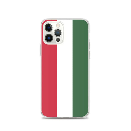 Coque iphone drapeau hongrie souple et antichoc transparente