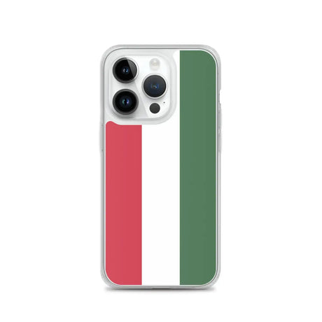 Coque iphone drapeau hongrie souple et antichoc transparente
