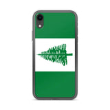 Coque iphone drapeau île norfolk souple antichoc transparente