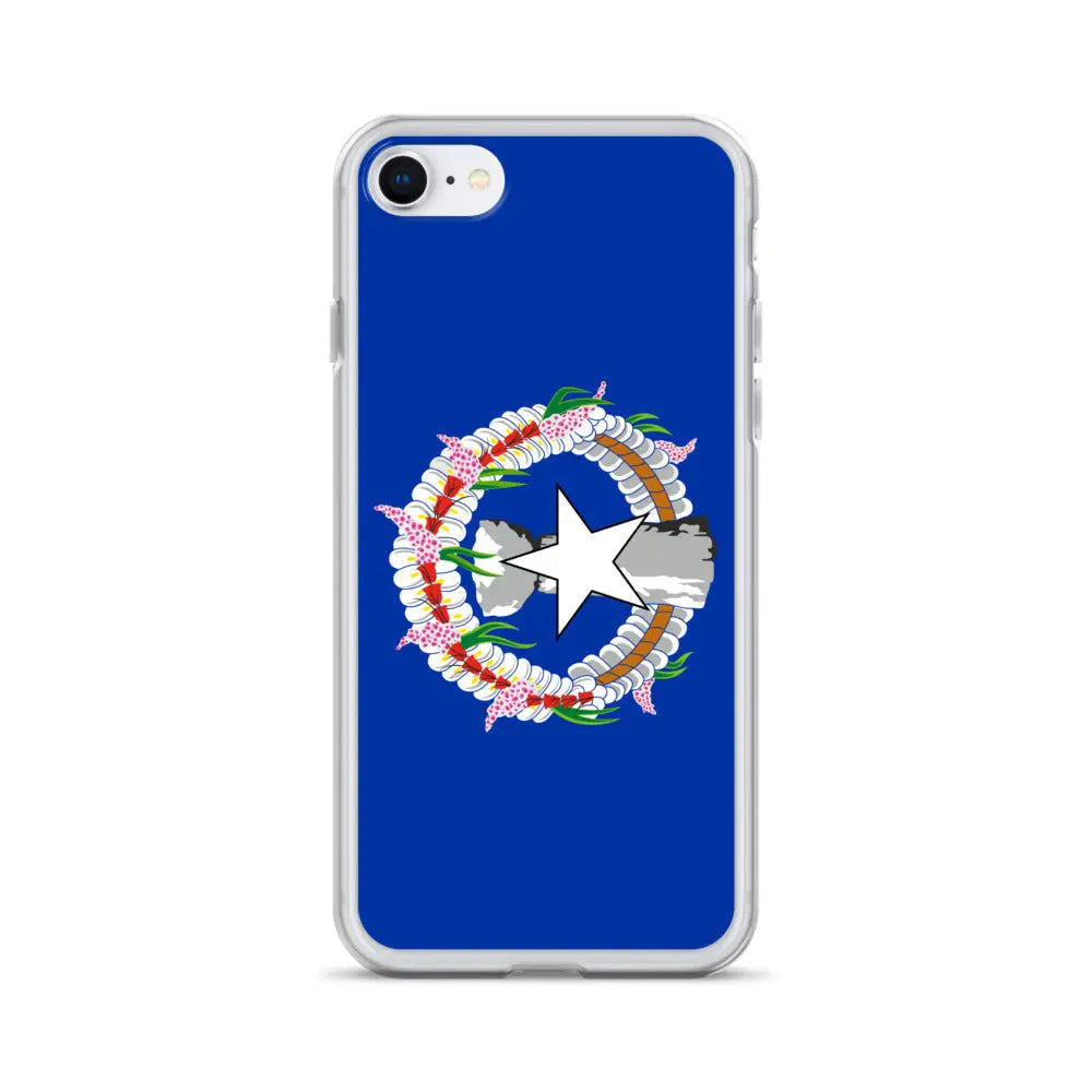 Coque iphone drapeau îles mariannes du nord souple antichoc