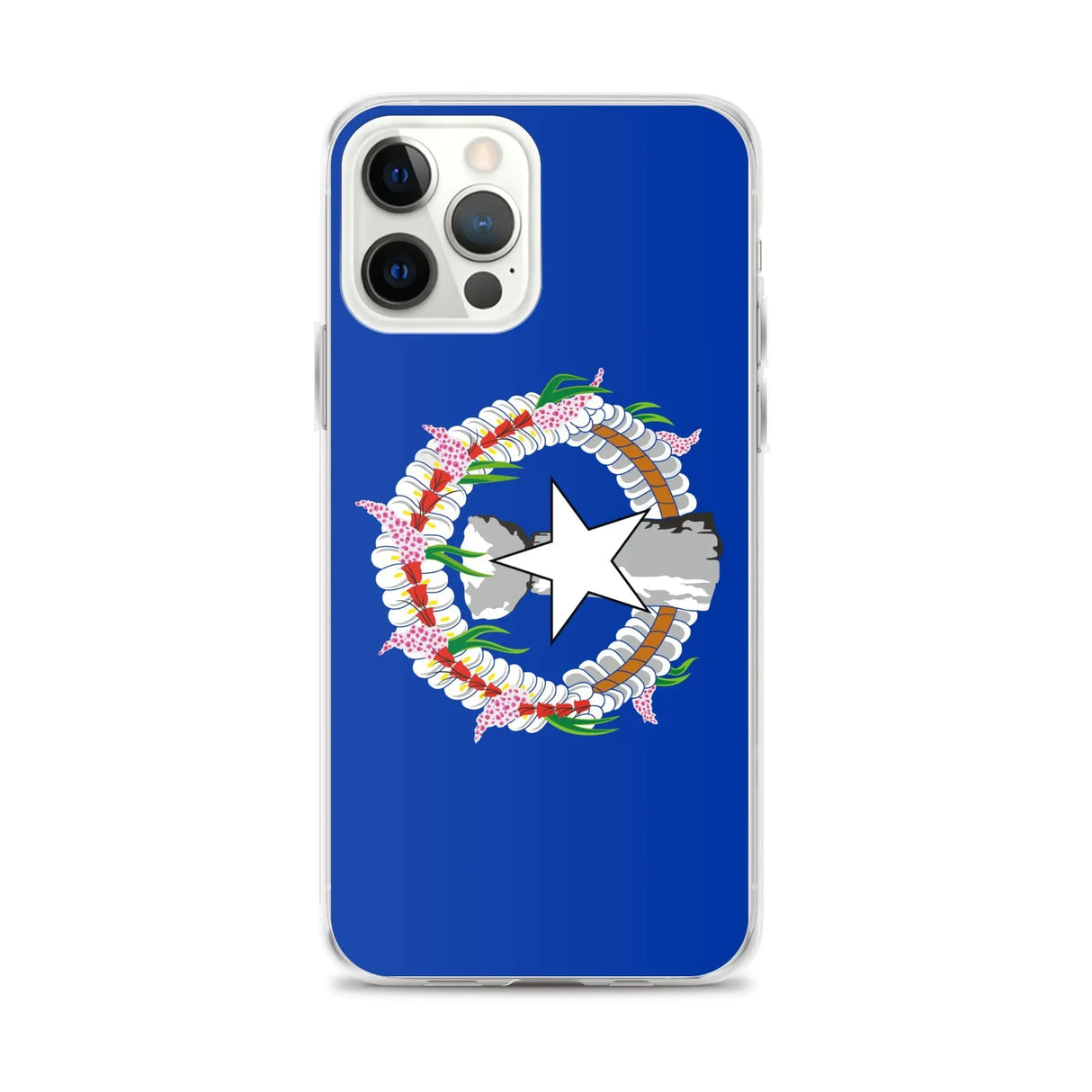 Coque iphone drapeau îles mariannes du nord souple antichoc