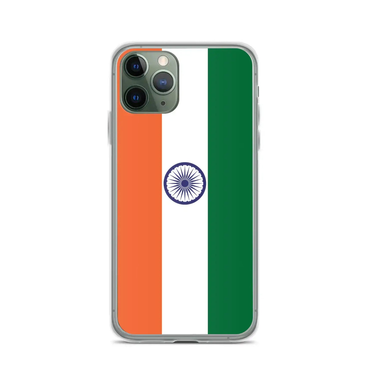 Coque iphone drapeau inde souple antichoc transparente