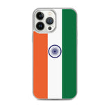 Coque iphone drapeau inde souple antichoc transparente