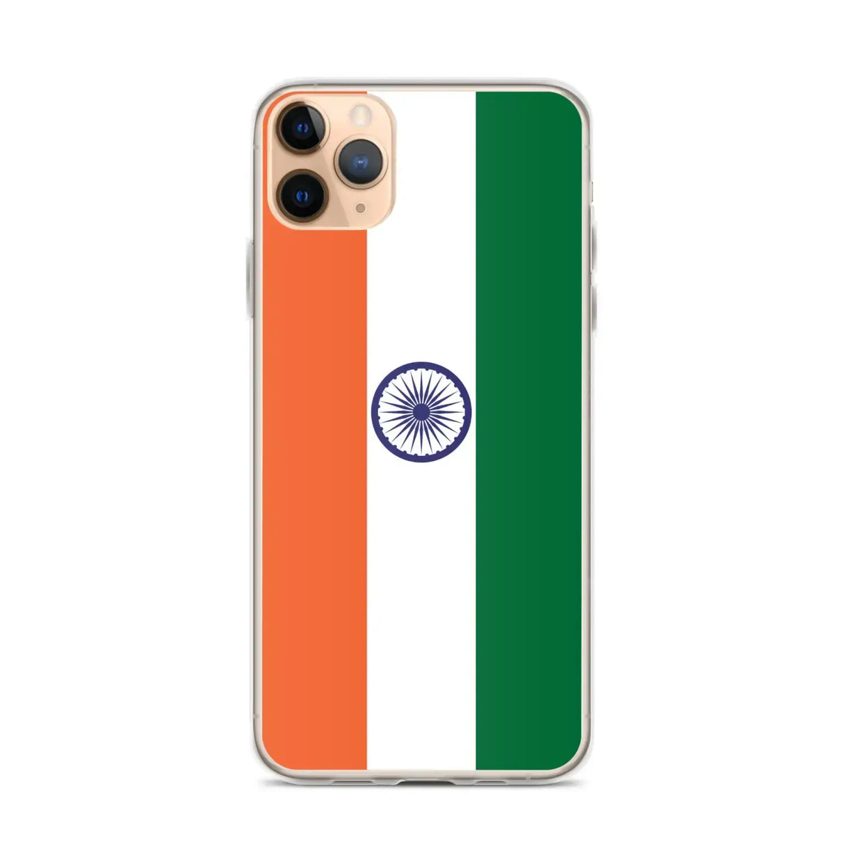Coque iphone drapeau inde souple antichoc transparente