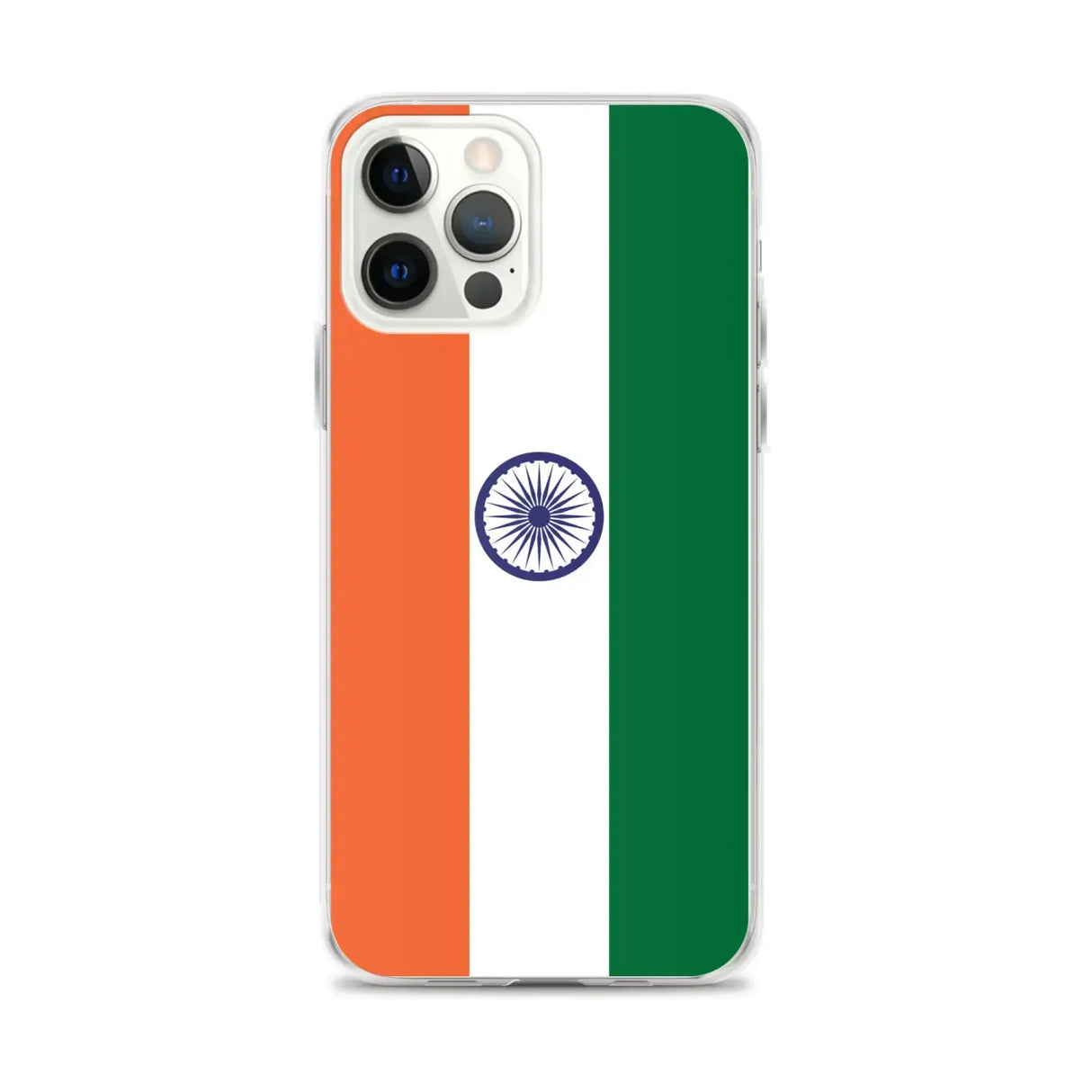Coque iphone drapeau inde souple antichoc transparente