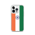 Coque iphone drapeau inde souple antichoc transparente