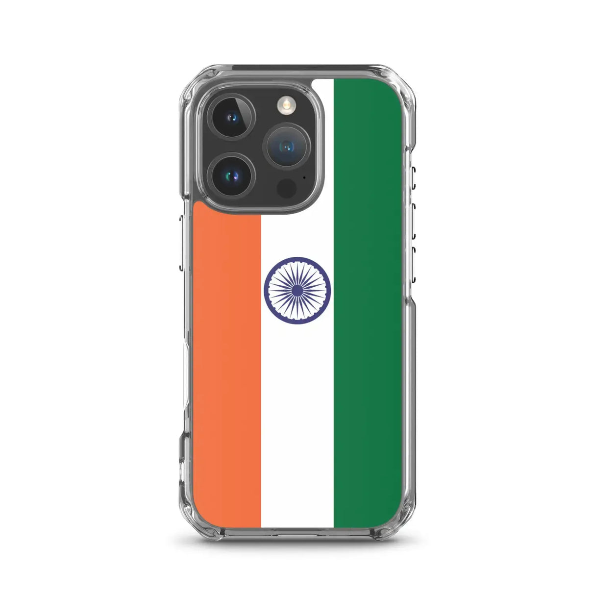 Coque iphone drapeau inde souple antichoc transparente