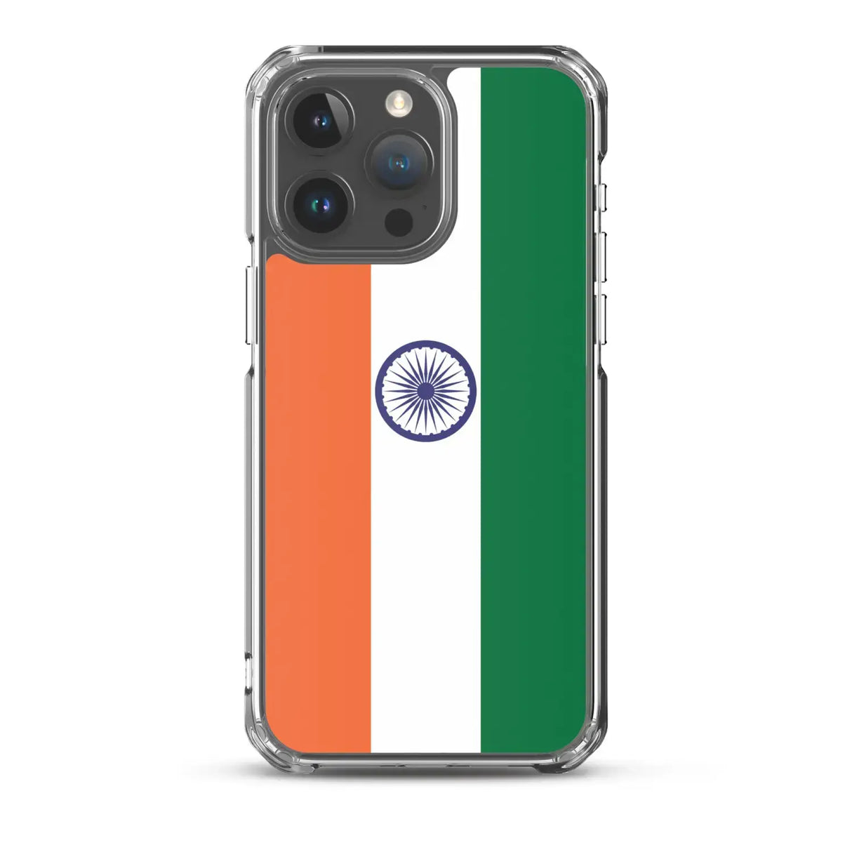 Coque iphone drapeau inde souple antichoc transparente