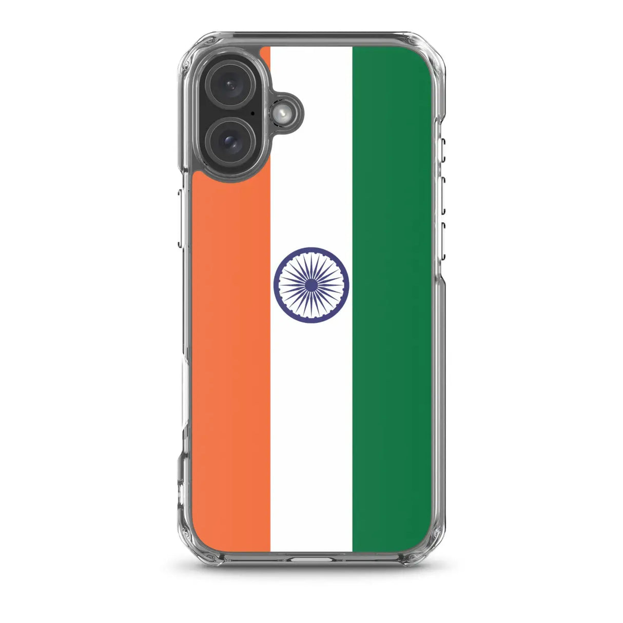 Coque iphone drapeau inde souple antichoc transparente