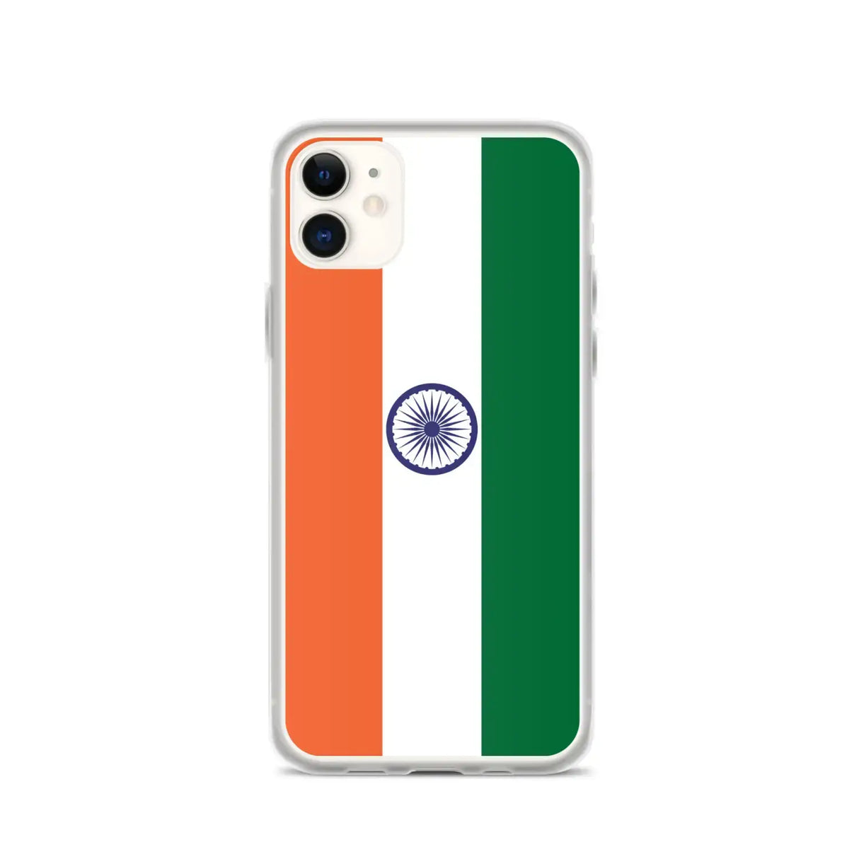 Coque iphone drapeau inde souple antichoc transparente