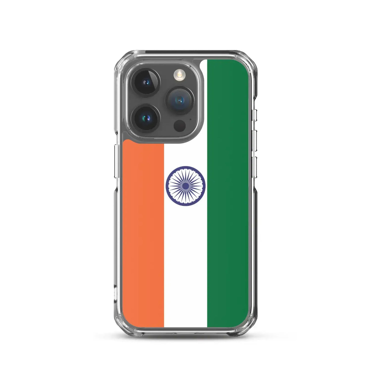 Coque iphone drapeau inde souple antichoc transparente