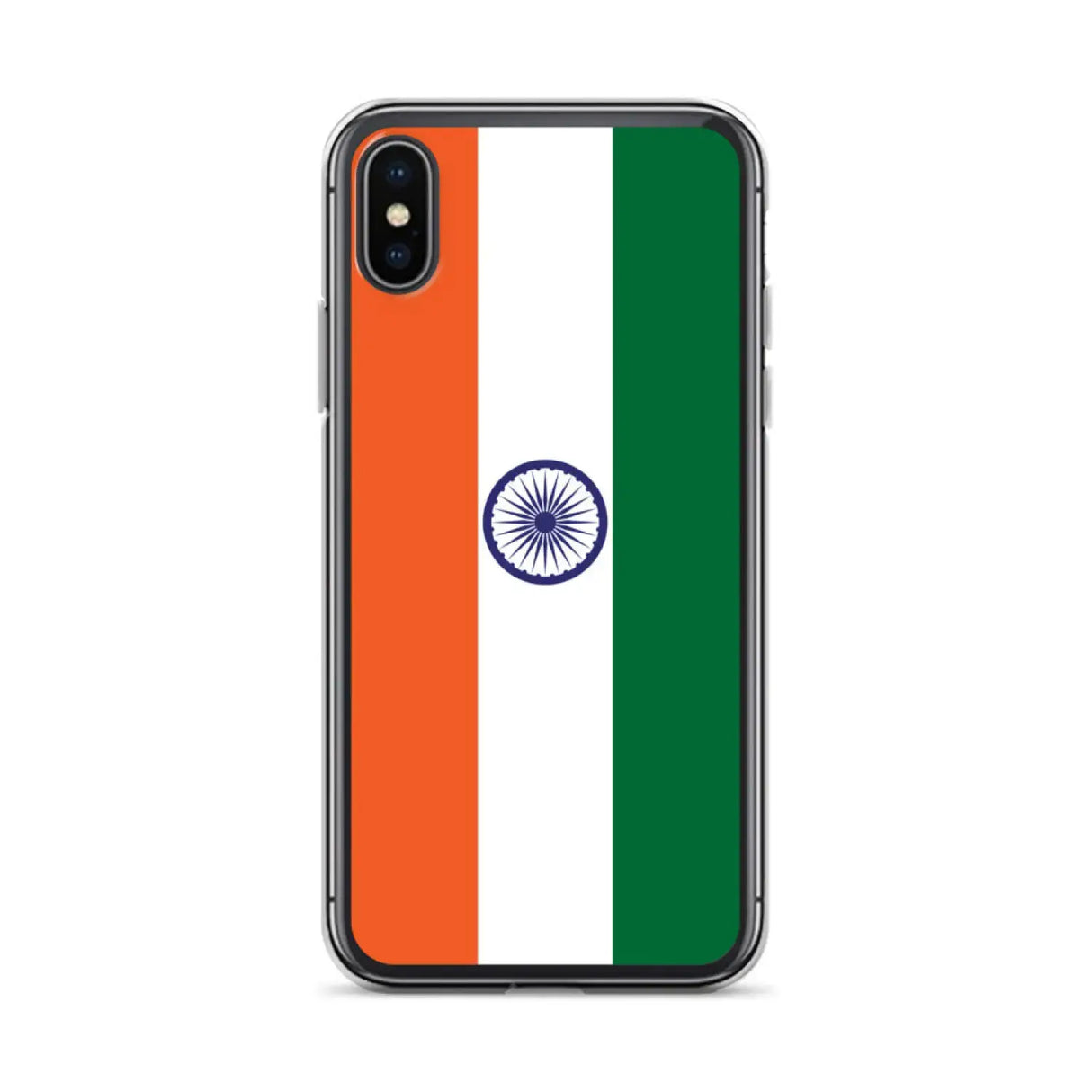 Coque iphone drapeau inde souple antichoc transparente
