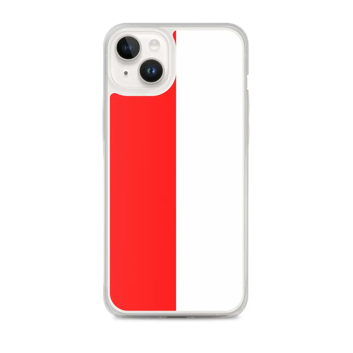 Coque iphone drapeau indonésie souple antichoc transparente
