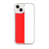 Coque iphone drapeau indonésie souple antichoc transparente