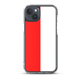 Coque iphone drapeau indonésie souple antichoc transparente