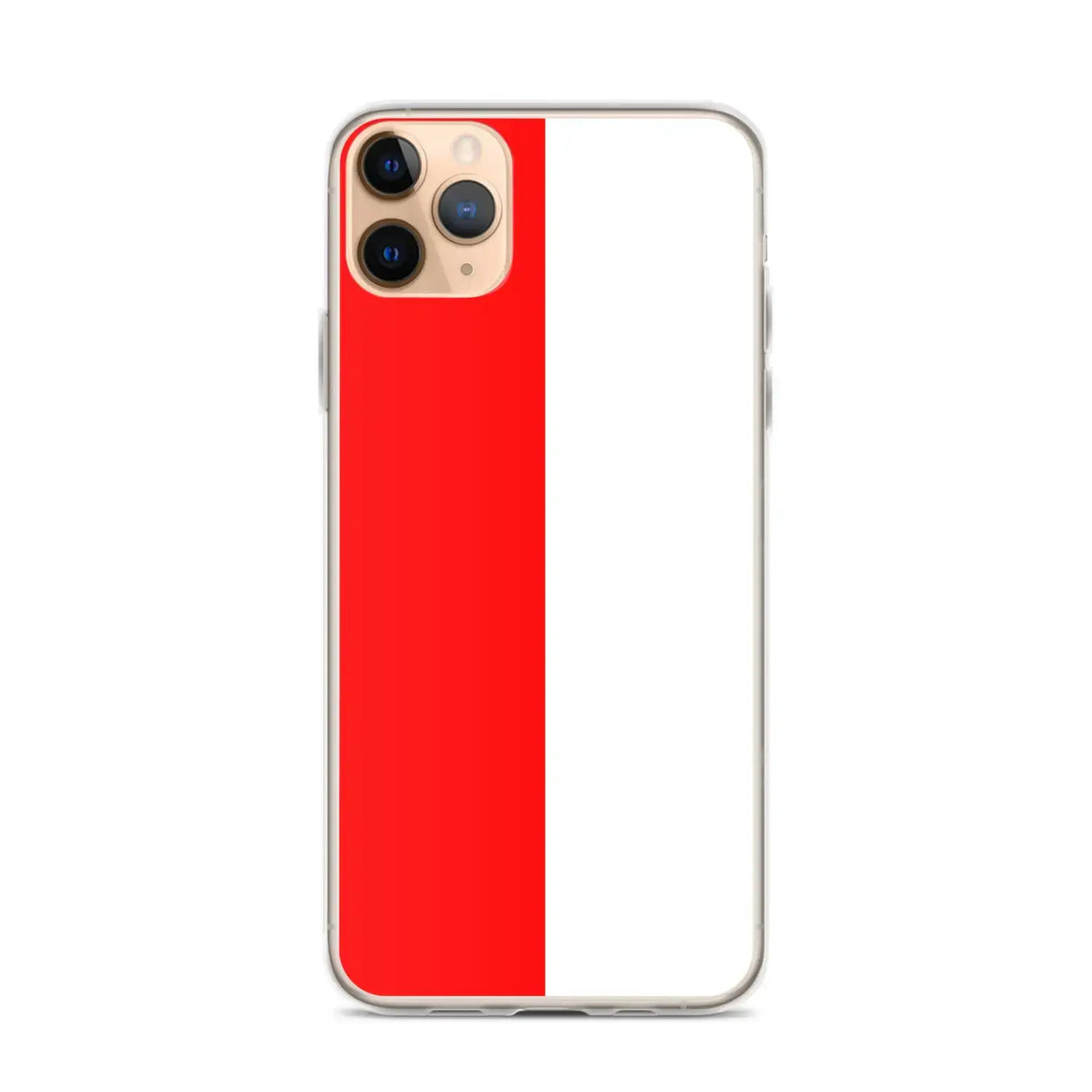 Coque iphone drapeau indonésie souple antichoc transparente