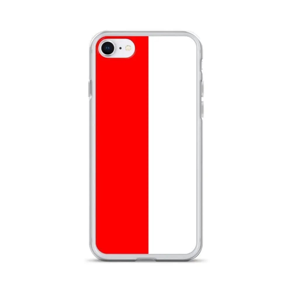 Coque iphone drapeau indonésie souple antichoc transparente