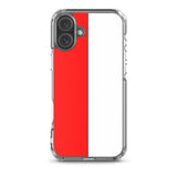 Coque iphone drapeau indonésie souple antichoc transparente