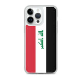 Coque iphone drapeau irak souple antichoc transparente