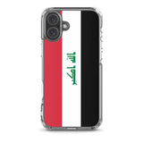 Coque iphone drapeau irak souple antichoc transparente