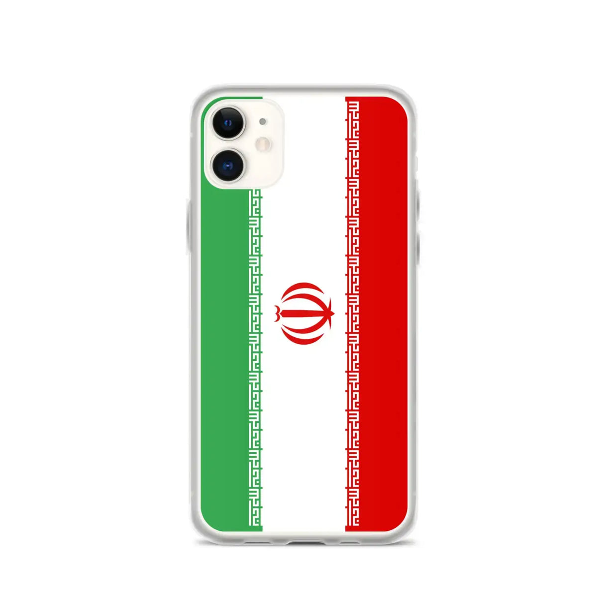 Coque iphone drapeau iran souple antichoc transparente