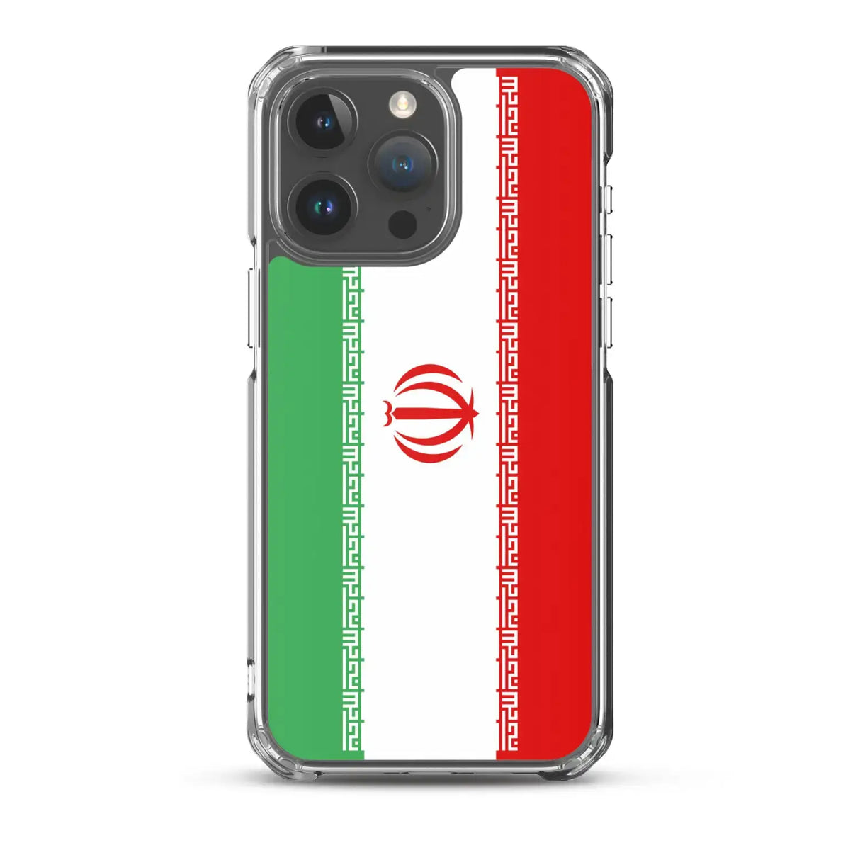 Coque iphone drapeau iran souple antichoc transparente