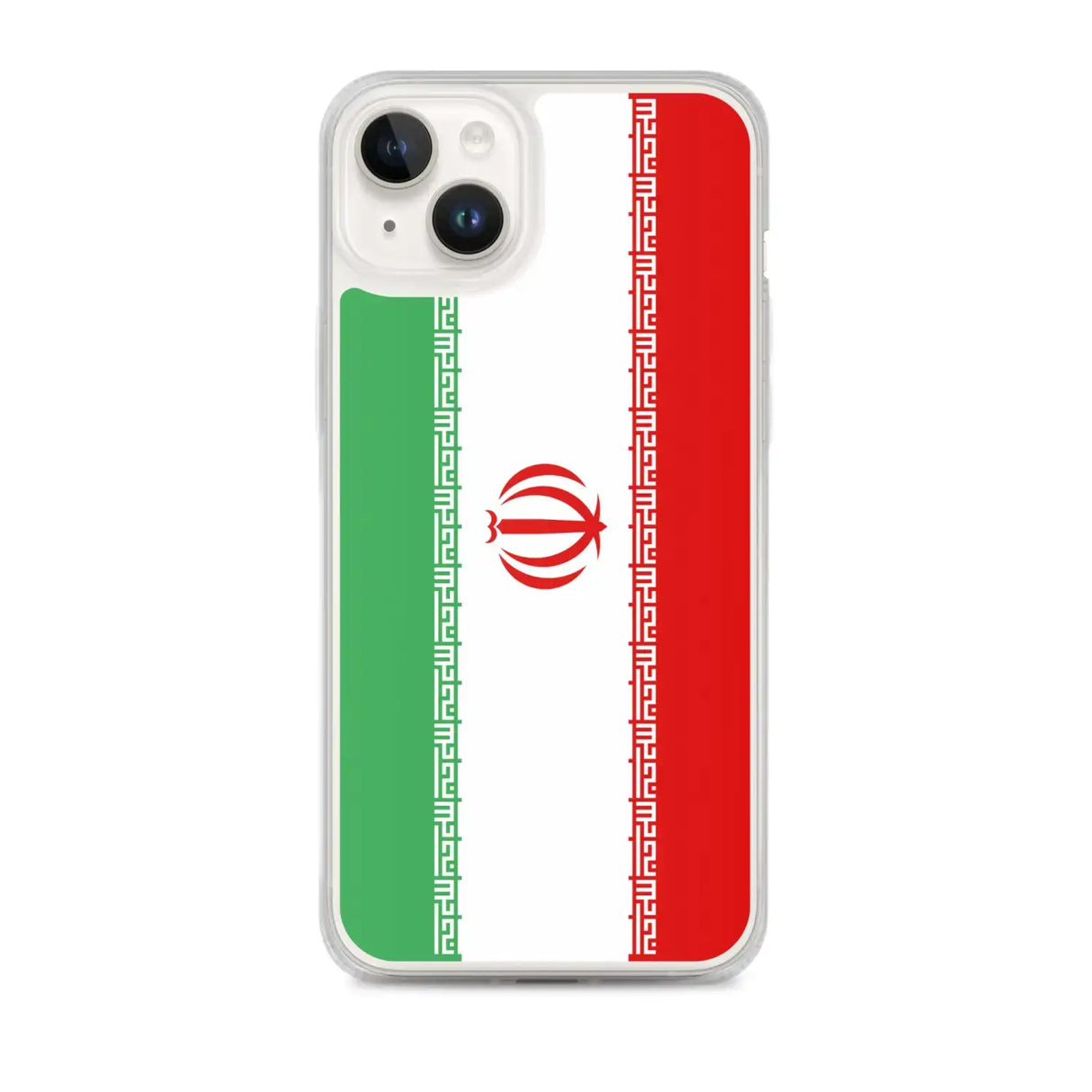 Coque iphone drapeau iran souple antichoc transparente
