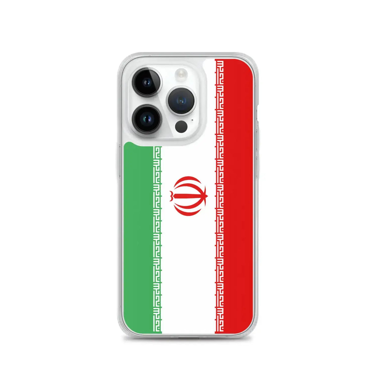 Coque iphone drapeau iran souple antichoc transparente